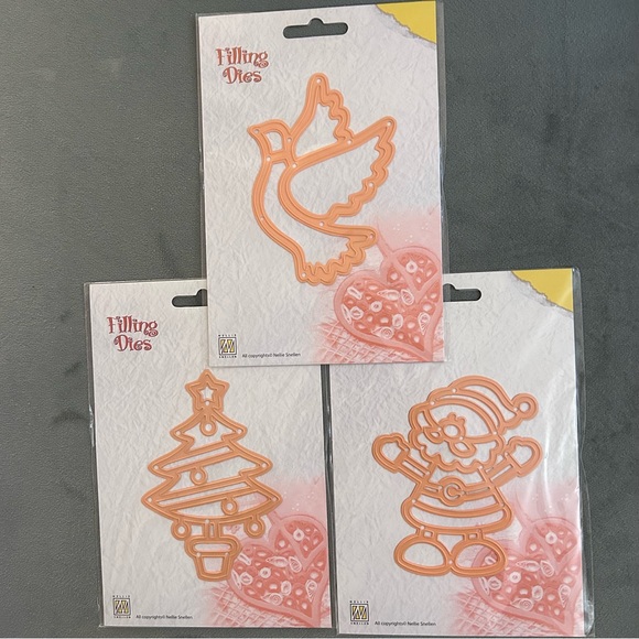 Lot of 3 Nellie Snellen filling dies - Picture 1 of 5